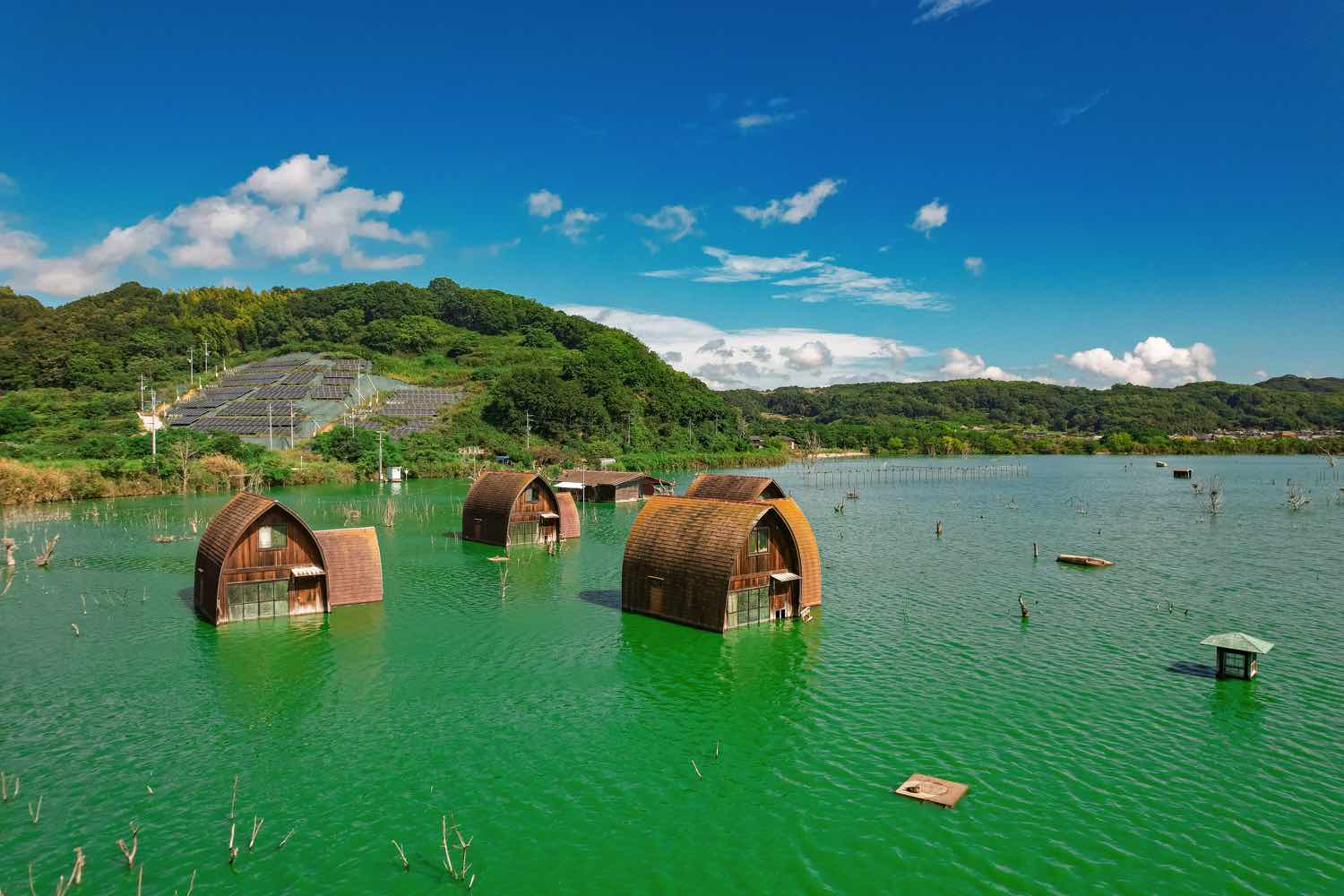 Japan’s Secret Ruin in Water: The Submerged Pension Village of Kashino in Okayama