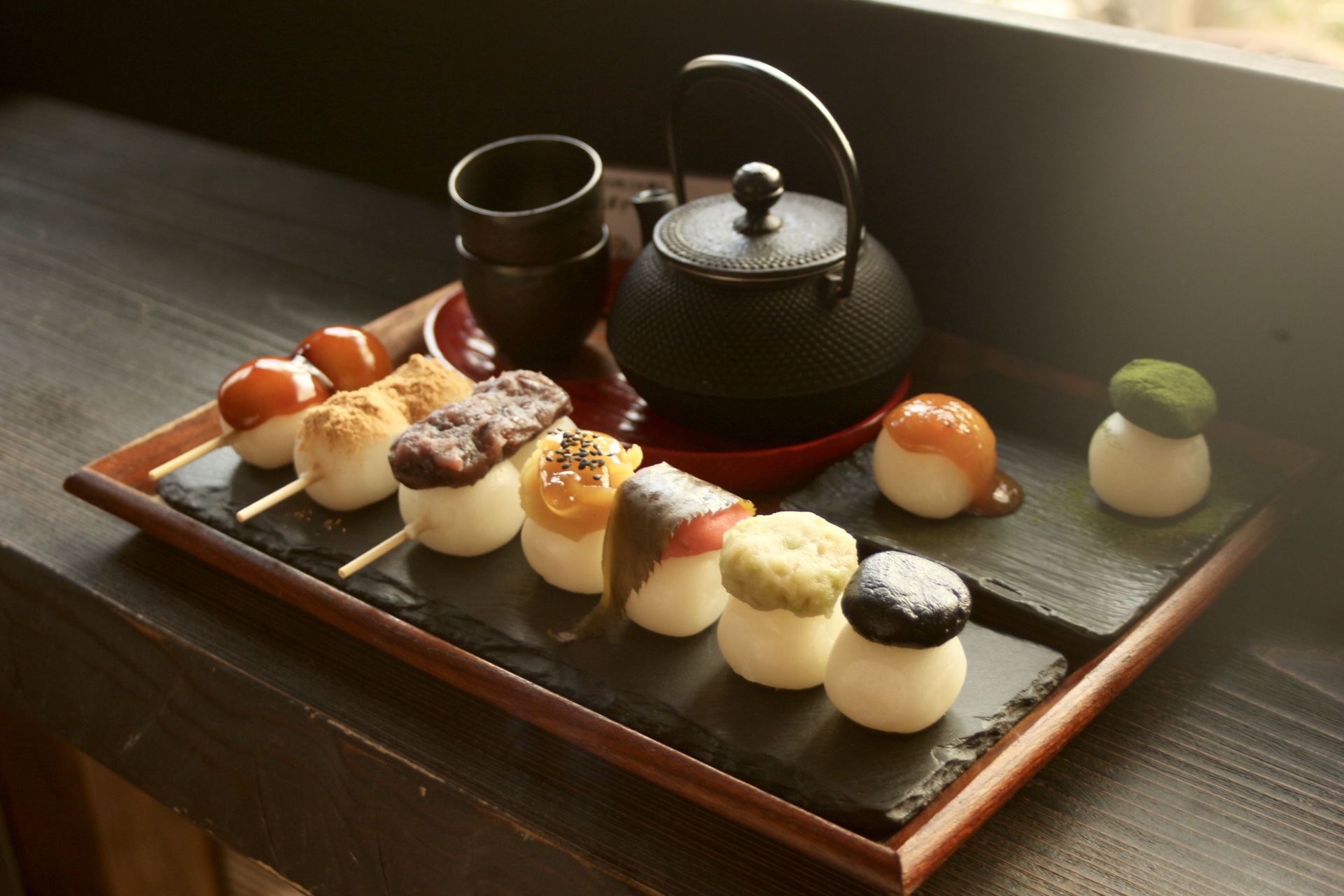 Taste All Dango Flavors at t2Lab in Okayama, Japan